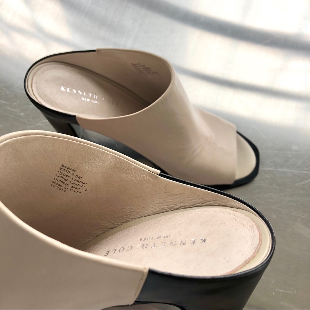 Kenneth Cole | Beacon Mule Sandal Heels - Picture 4 of 5